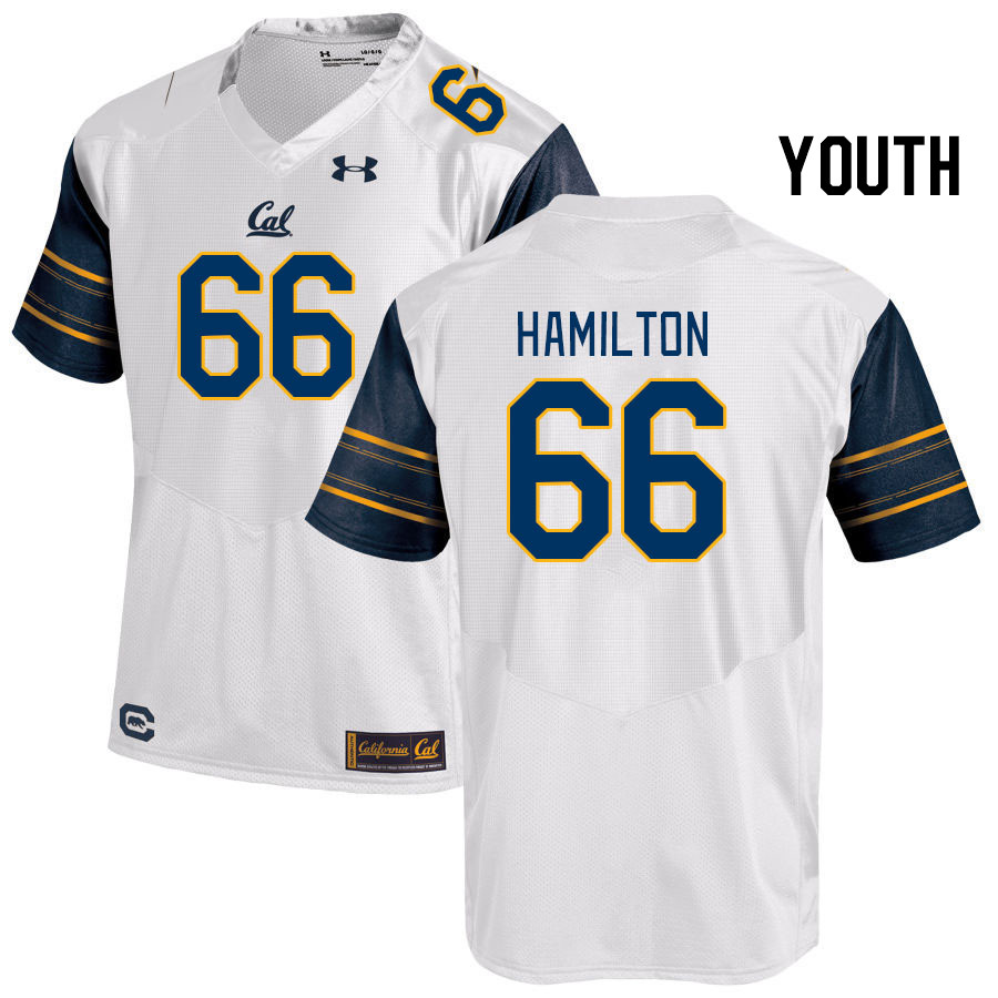 Youth #66 Colin Hamilton California Golden Bears College Football Jerseys Stitched Sale-White